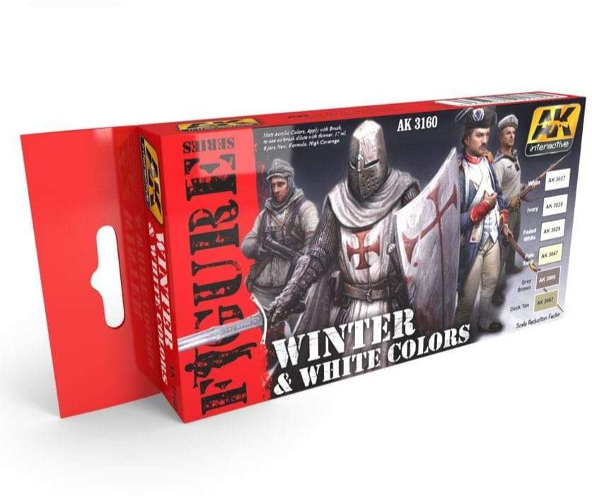 AK Interactive Figure Series Winter&White colors