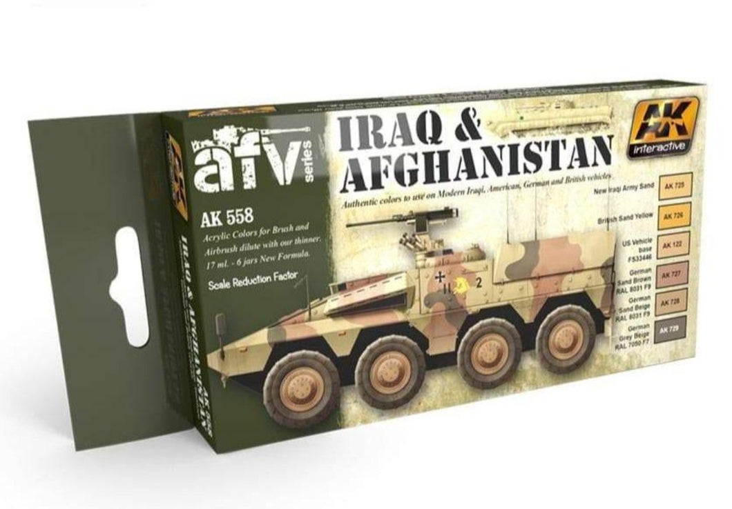 AK Interactive AFV Series Iraq&Afghanistan