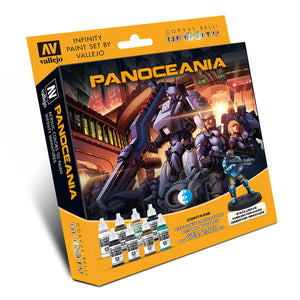 Paint and Model Deals Infinity: Panoceania Paint Set Includes Figure