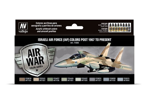 Vallejo Air war color Series Israeli Air Force (IAF) colors Post 1967 to Present
