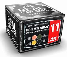 AK Real Colours British Army Africa Late 1942/43