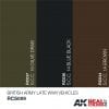 AK Real Colours British Army Late WWII Vehicles Set