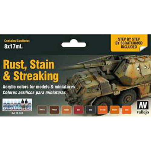 Vallejo Effects color series Rust, Stain & Streaking