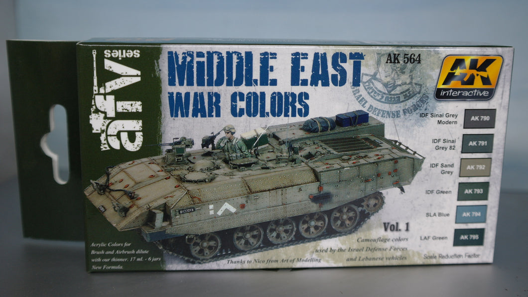 AK Interactive AFV Series Middle east War colors