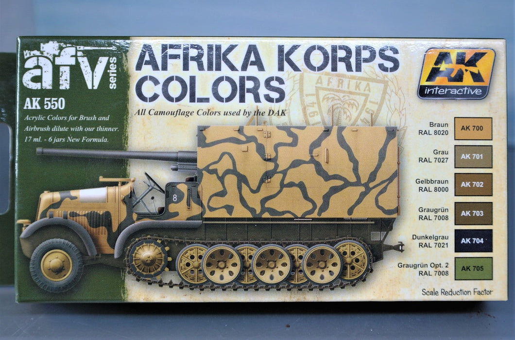 AK Interactive AFV Series Afrika Korps colors