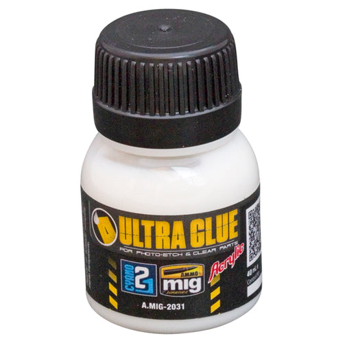 Accessories Ammo mig Ultra Glue for photo etch & Clear parts