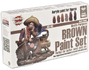Andrea Color Brown paint Set