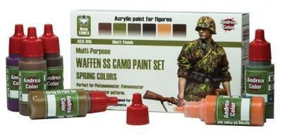 Andrea Color Waffen SS Camo Paint Set Spring Colors