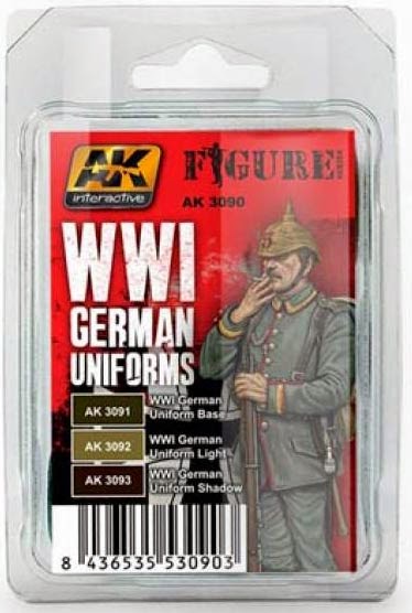 AK Interactive Figure Series sets WWI German Uniforms
