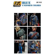 AK Interactive Figure Series Blue Uniform