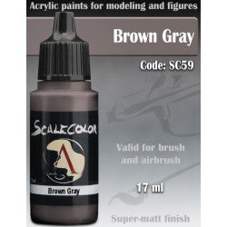 Scalecolor75 paint brown Gray: code SC59