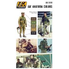 AK Interactive Figure series IDF Uniform colors