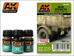AK Interactive Weathering Sets Mud Effects