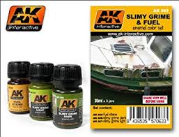 AK Interactive Weathering Sets Slimy Grime and Fuel