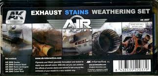 AK Interactive Weathering Sets Exhaust Stains