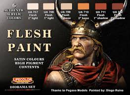 Lifecolor Paint Sets Flesh paint set