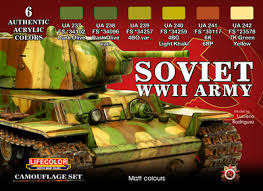Lifecolor Paint sets Soviet ww2 Army