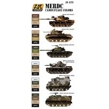 AK Interactive AFV Series MERDC Camoflage Colors