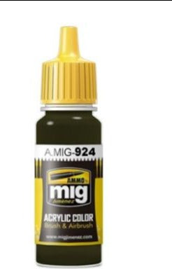 Ammo Mig Paints Olive Drab Shadow A.Mig924