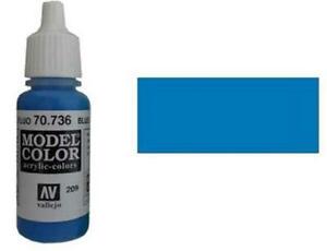 Vallejo Model Color Paints Fluorescent Blue 70.736