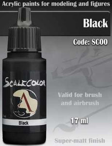 Scalecolor75 Paint Flat black Code: SC00