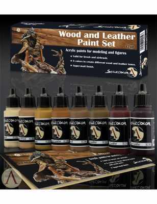 Scale75 Sets Wood and Leather Paint Set