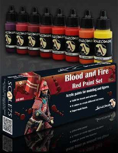 Scale75 Sets Blood and Fire Red Paint Set SSE-005