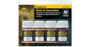 Vallejo Weathering Effects Rust & corrosion pigment set