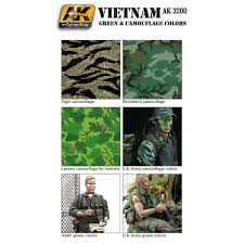AK Interactive Figure Series Vietnam US Green& camoflage