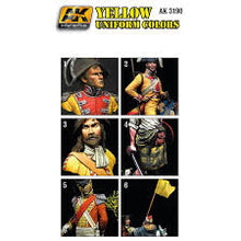 Load image into Gallery viewer, AK Interactive  Figure series Yellow uniform color